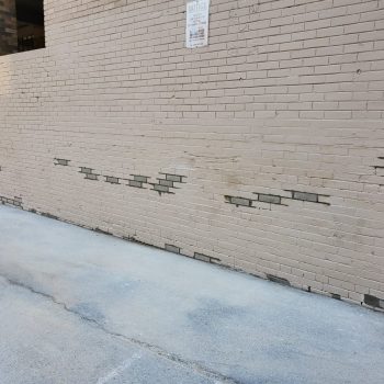 PNK Restoration Inc Brick Repair Project in King St. W, Toronto